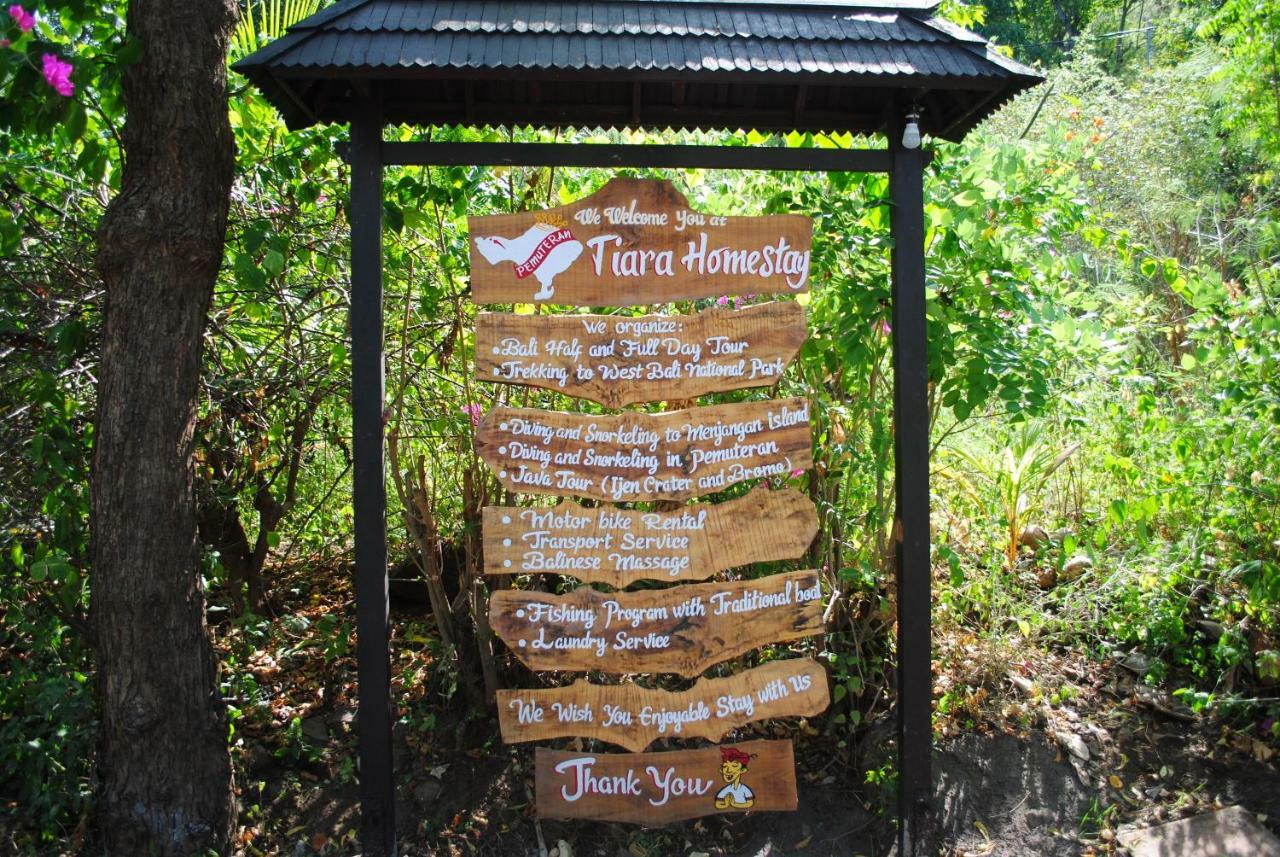 Tiara Homestay Pemuteran Kültér fotó